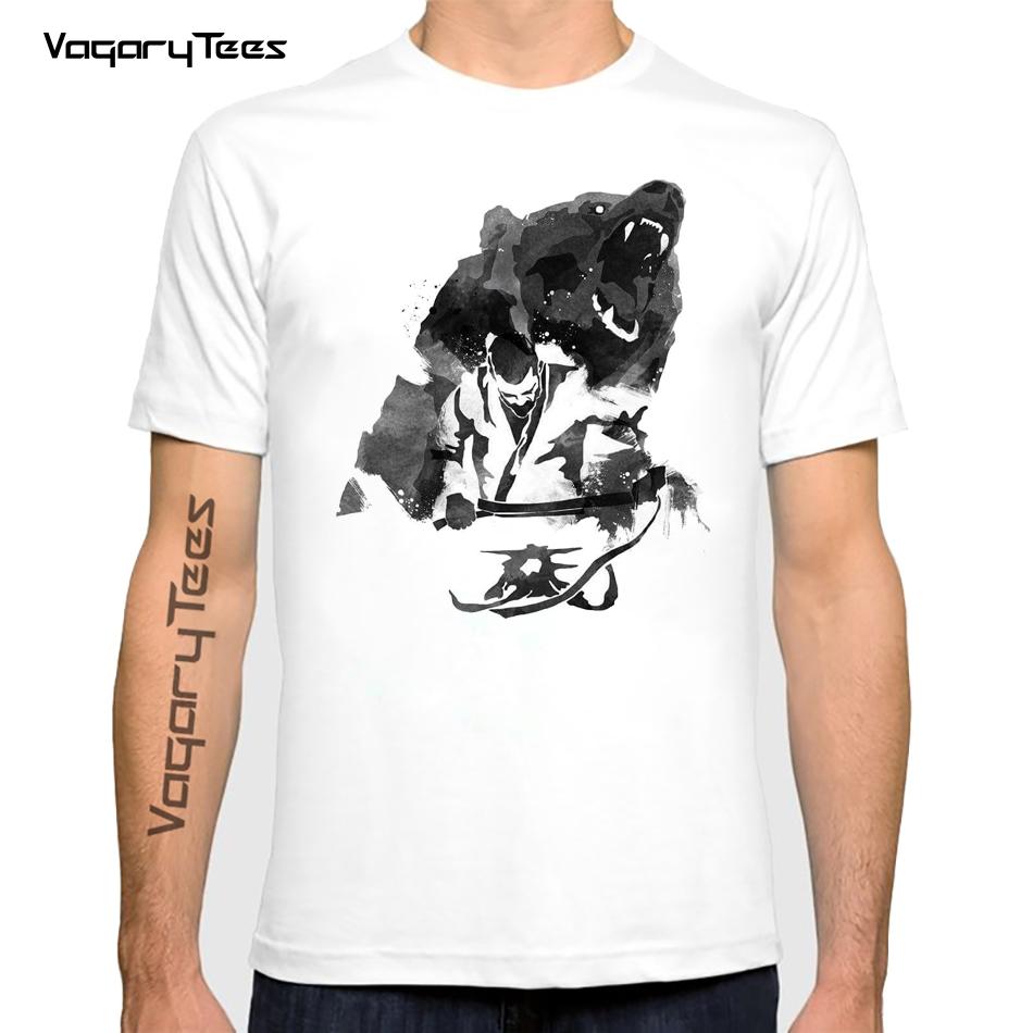 

Vintage Creative Judo T shirt Summer Tops jiu jitsu martial arts T shirt Casual Soft Clothes Streetwear Tops Tees 4XL