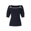 SOUP Square Neck Short Sleeve Knit (Oz4Skt3)