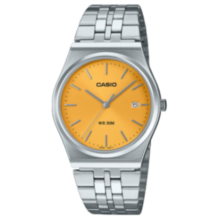 CASIO Men Standard Series Yellow Watch MTP-B145D-9AV MTP-B145D-9AV Yellow Watch Dial