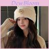 Cute Bear Hat For Women Winter Warmth Knit Windproof Cap For Casual Wear