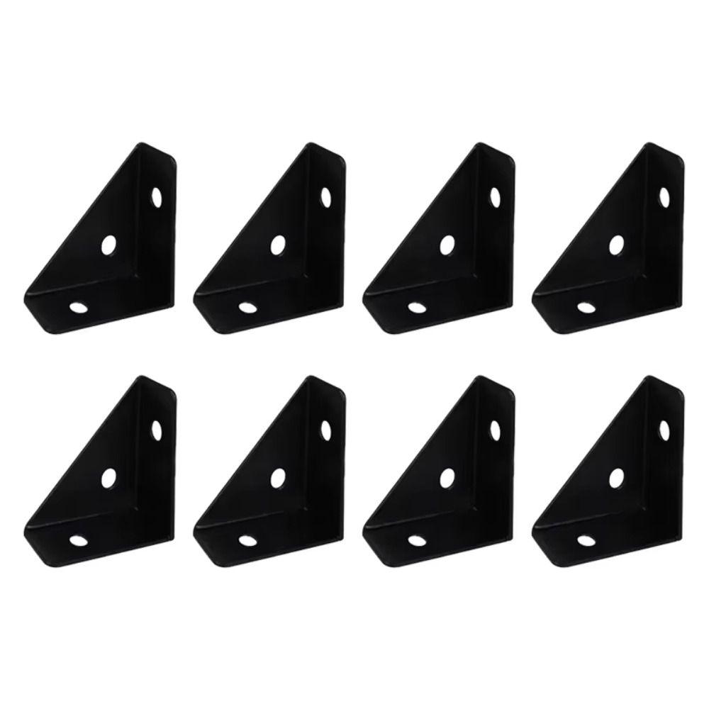 8pcs Thicken Support Right Triangular Angle 90° Right Angle Triangle Brackets  Bed Frames Support