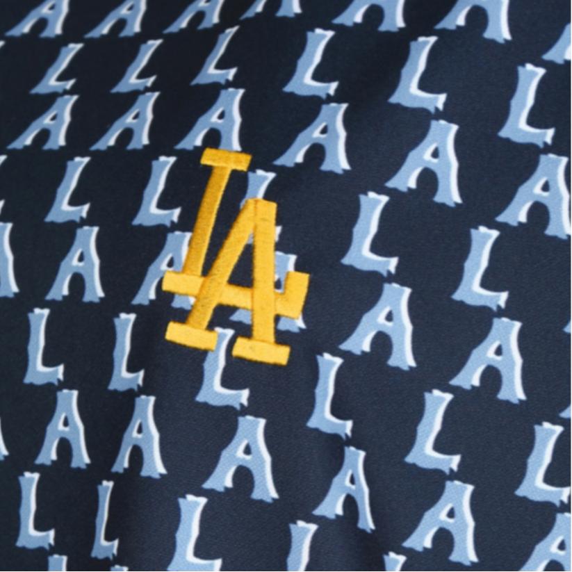 New MLB Base Logo Dress Women's Blue 31OPM1031-07N