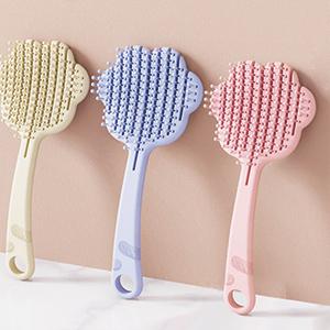 Factory Stock Plastic Vent Hair Brush for Women with Massage Comb Portable Detangling & Smoothing Quick Drying Salon Use