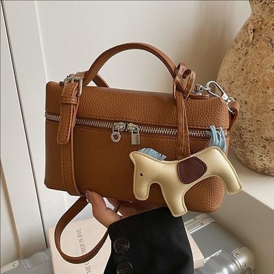 Bolso Cuadrado Pequeño Portátil de Moda para Mujer, Nuevo, Versátil, Color Sólido, Bolso de Hombro Cruzado