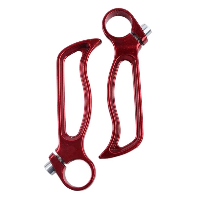 Hollow Bicycles Handlebar End Aluminum Alloy Mountain Bike Handle Bar End Modified Auxiliary Handlebar Easy to Install красный
