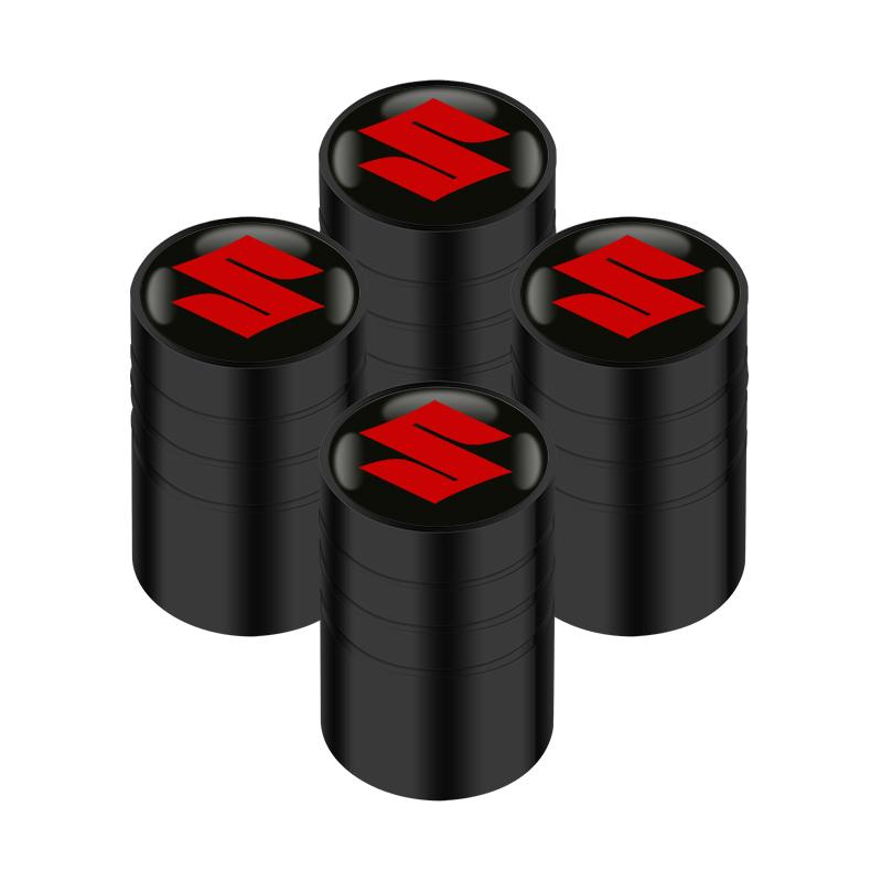 

Car Styling 4Pcs Metal Wheel Tire Valve Caps Stem Case For Suzuki Grand Vitara Sx4 Swift Alto Jimny