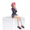 Anime Ayase Momo figure Shiratori Okarun Action Figure Shiratori figurine sitting pose statue Car decoration doll toys Fans Gift