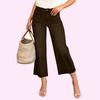 Women's Straight Pants Fashion Casual Pants Nine Point Harlan Pants