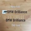 Compatibile con la modifica del logo Brilliance BMW sulle Serie 1, 3 e 5, inclusi emblema posteriore e distintivo.