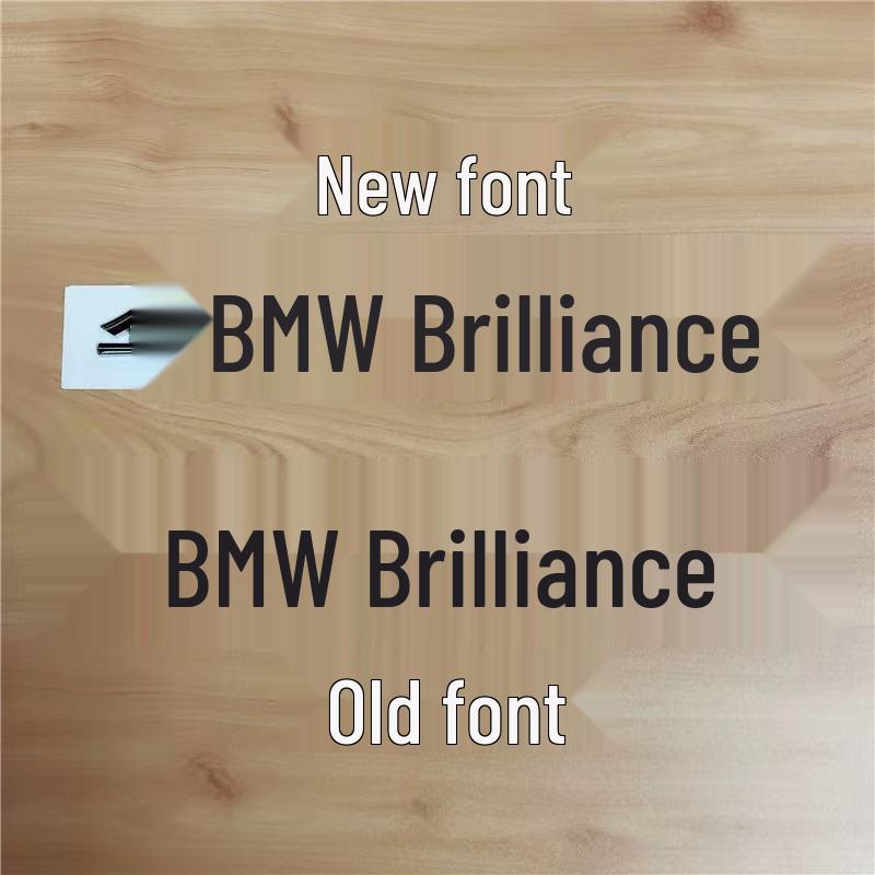 Compatibile con la modifica del logo Brilliance BMW sulle Serie 1, 3 e 5, inclusi emblema posteriore e distintivo.