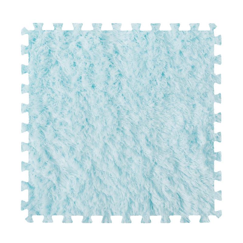 Children's Soft Velvet Patchwork Anti-Slip Play Mat for Bedroom or Bay Window