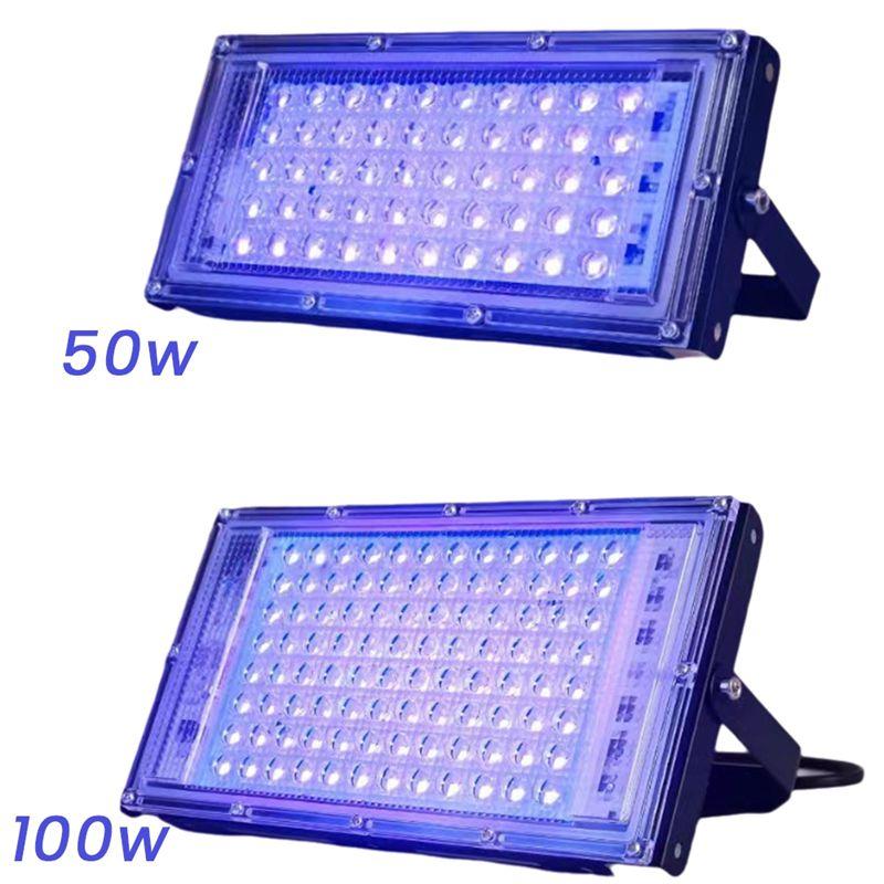 A20F-2 Pcs UVA Black Light 220V-240V Black Lights IP65 Waterproof Black Light For Black Light Stage Lighting Body Paint