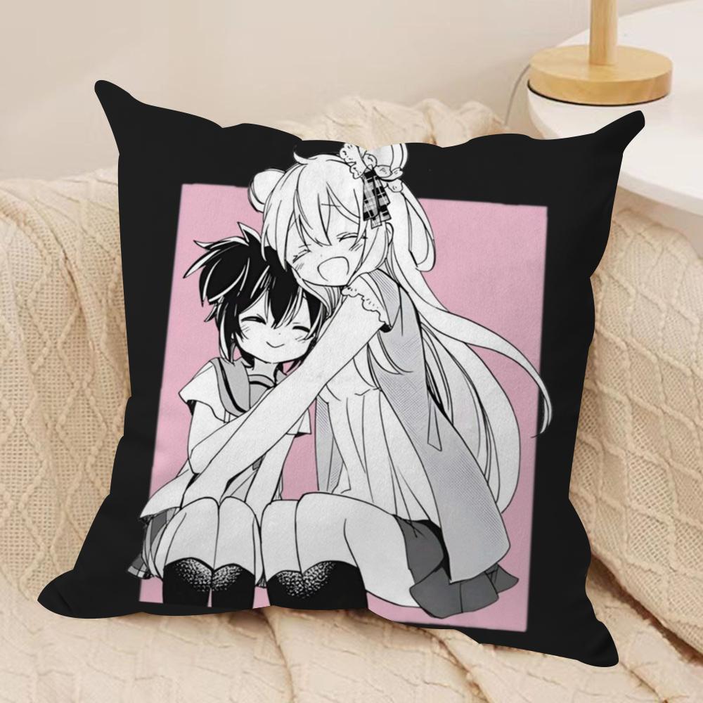 HHappy SSugar Life Cushion Cover Soft Plush Fabric DoubleSided Printed Sofa Cushion Cover for All Seasons Home Decor Gift