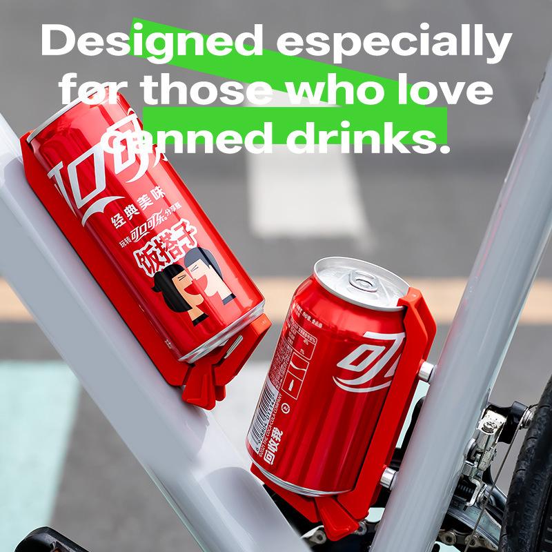 Multifunctional Bike Drink Holder, Lightweight Portable Cup & Can Holder, Shock Absorption Bicycle Beverage Mount