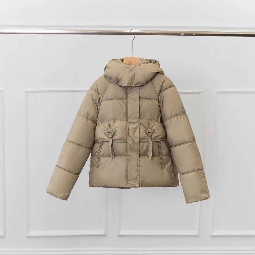 Women's 2025 Winter Short Stand-Up Collar Cotton Jacket - Trendy Thickened Bread Coat