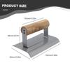 Cement Corner Trowel Silver Wood Color 90 Degree Corner Trowel Ergonomic Design Optimal Control Precise Control