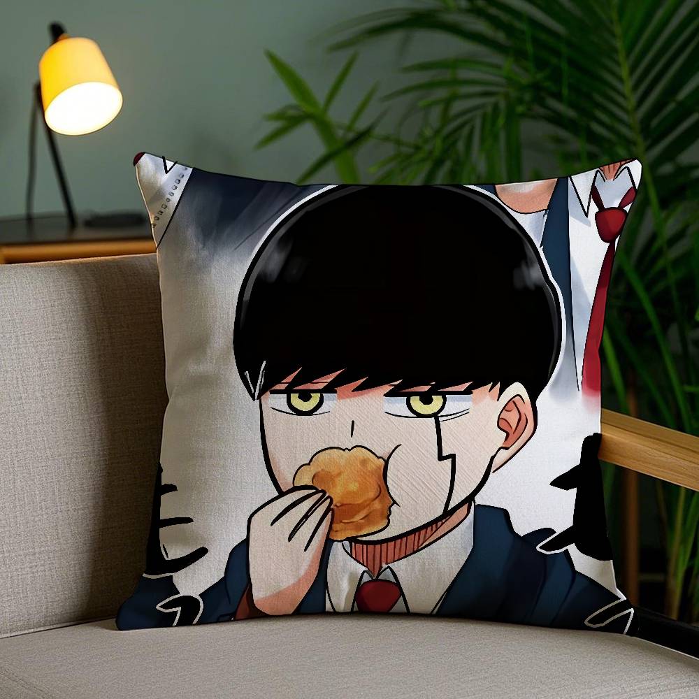 Anime Funny M-Mashle Magic Pillow Case Plush Fabric Soft Pillowcase Double Sided Print Sofa Cushion Cover Throw