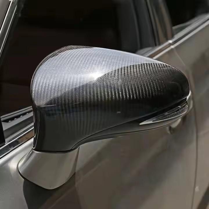 Mirror Caps for Lexus RC Original Car Replacement Type Wet Carbon Rearview Mirror Housing Reverse Mirror Cover Auto Parts