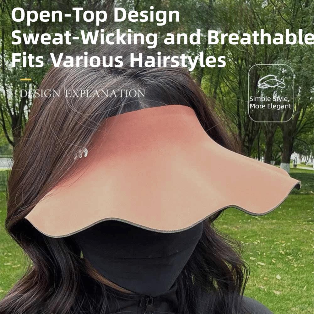 Sun Protection Women's Sun Hat Wide Brim Outdoor Bucket Hat Casual Foldable Shawl Hat  Summer