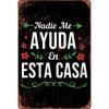 Spanish Words Metal Tin Signs for Bedroom Cafe Shop Home Room Wall Decorative Plaques Iron Plate Art Paintings Hanging Pictures