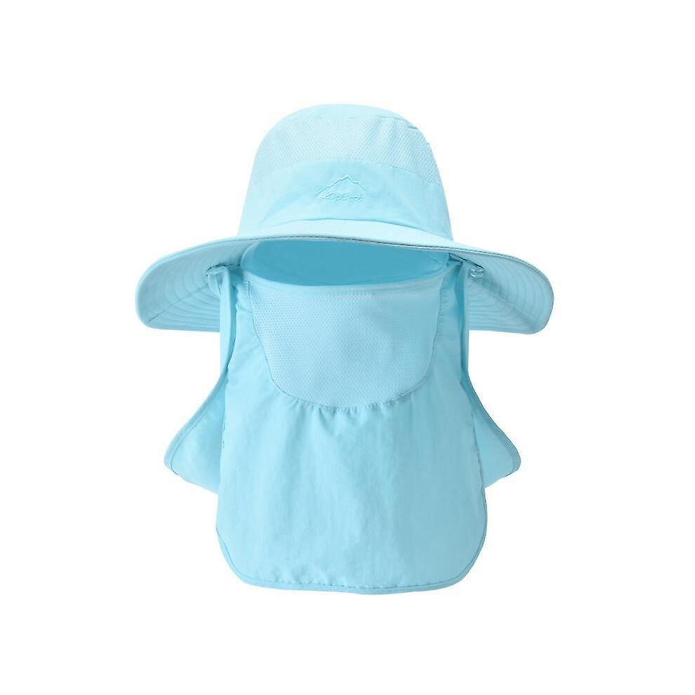Fisherman Hat Men's Sun Hat Outdoor Quick-Drying Sun Hat Fishing Breathable Sun Hat Women's Face Hat