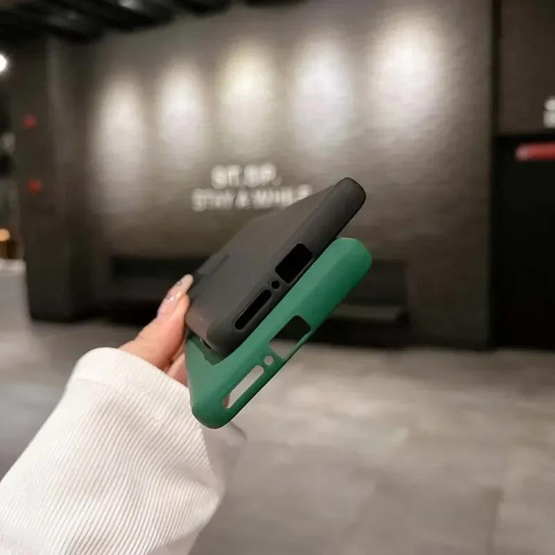 Liquid Silicone Phone Case For OnePlus 12 12R 11 5G 10T 10 Pro Nord 4 CE4 Lite Skin Feel Protect Cover