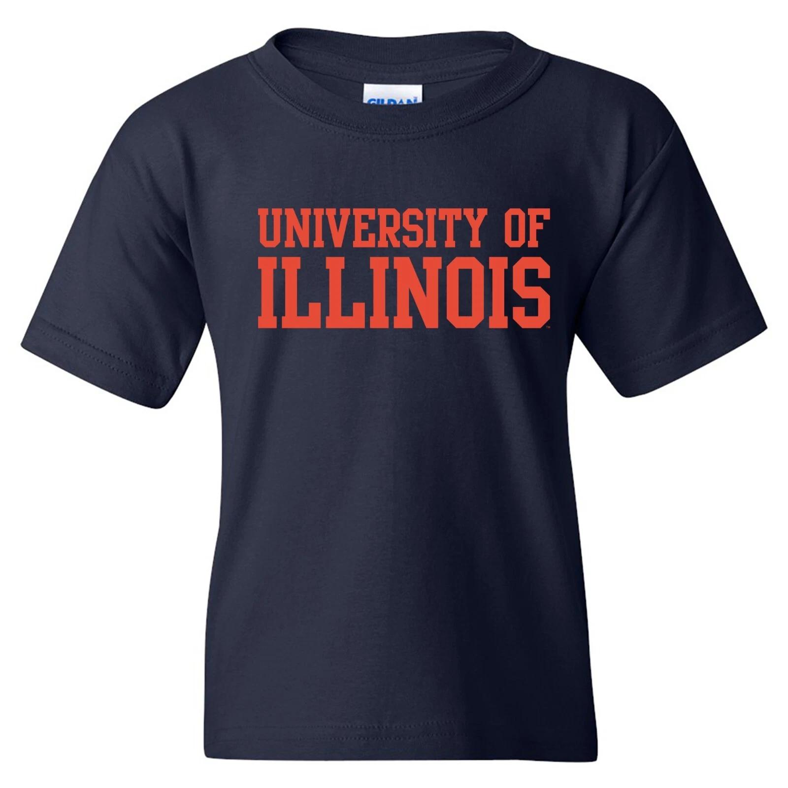 Illinois Fighting Illini Basic Block Youth T-Shirt S