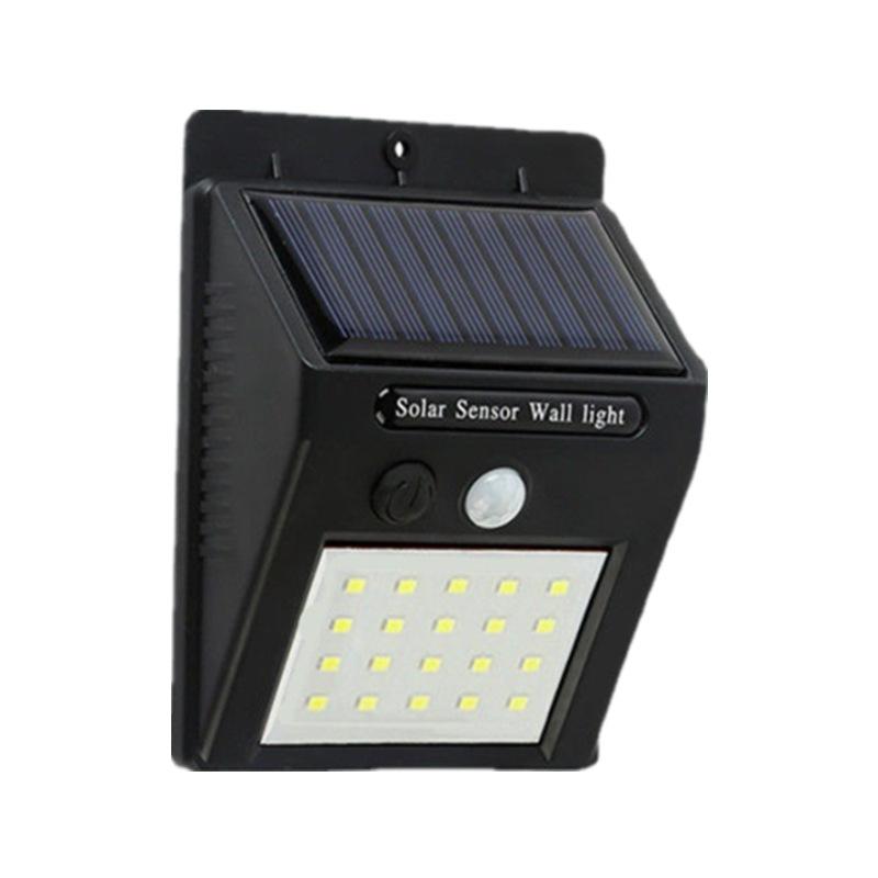 1Pc LED Solar Human Body Induction Wall Light, Rural Solar Street Light, Outdoor Waterproof Landscape Courtyard Solar Light