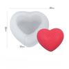 Love Candle Mold 3D Grid Heart Shape Candle Soap Mould Handmade Mousse Chocalete Cake Mold Plaster Mold Tool for Valentines Day
