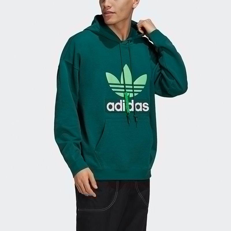 Adidas Big Trefoil Hoodie With Contrast Logo H09351