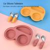 Silicone Suction Baby Feeding Tray with Bowl for Car