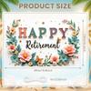 Retirement Backdrop Nature-inspired Party Display Retirement Display Butterfly Design Celebration Backdrop For Retirement