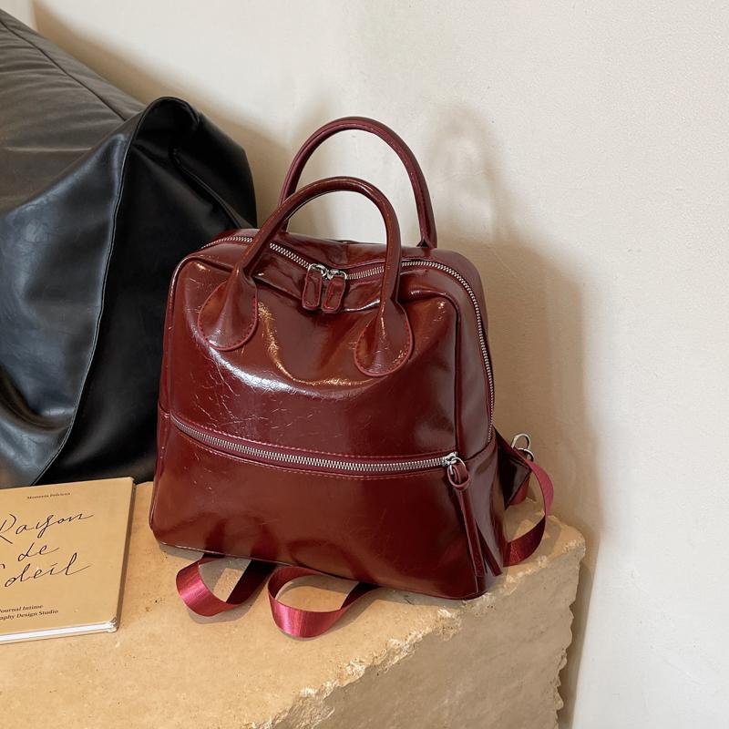 Women's Bag PU Multilayered Soft Leather Ladies Fashion Simple Shoulder Bags Mom's Bags Crossbody Bag
