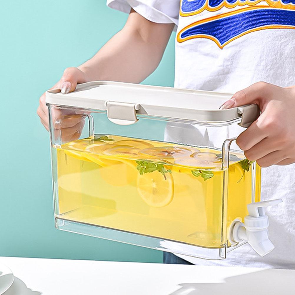 Cold Water Bottle Fridge Jug Pitcher Summer Pot Beverage Kettle with Faucet Refrigerator Dispenser Juice Bucket