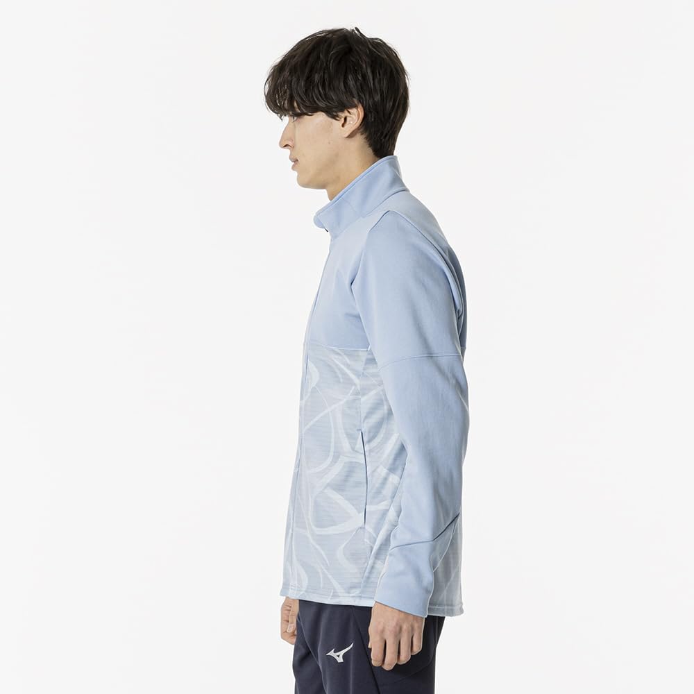 Training Wear Jacket Jersey Player Interlocking MUGEN GRAPHIC 32MCB501 Glaceon Blue [Mizuno] Warm-up