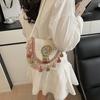 Casual Simple Texture Niche Design Fashionable Saddle Bag 2025 Summer New Foreign Style Women's Shoulder Messenger Bag