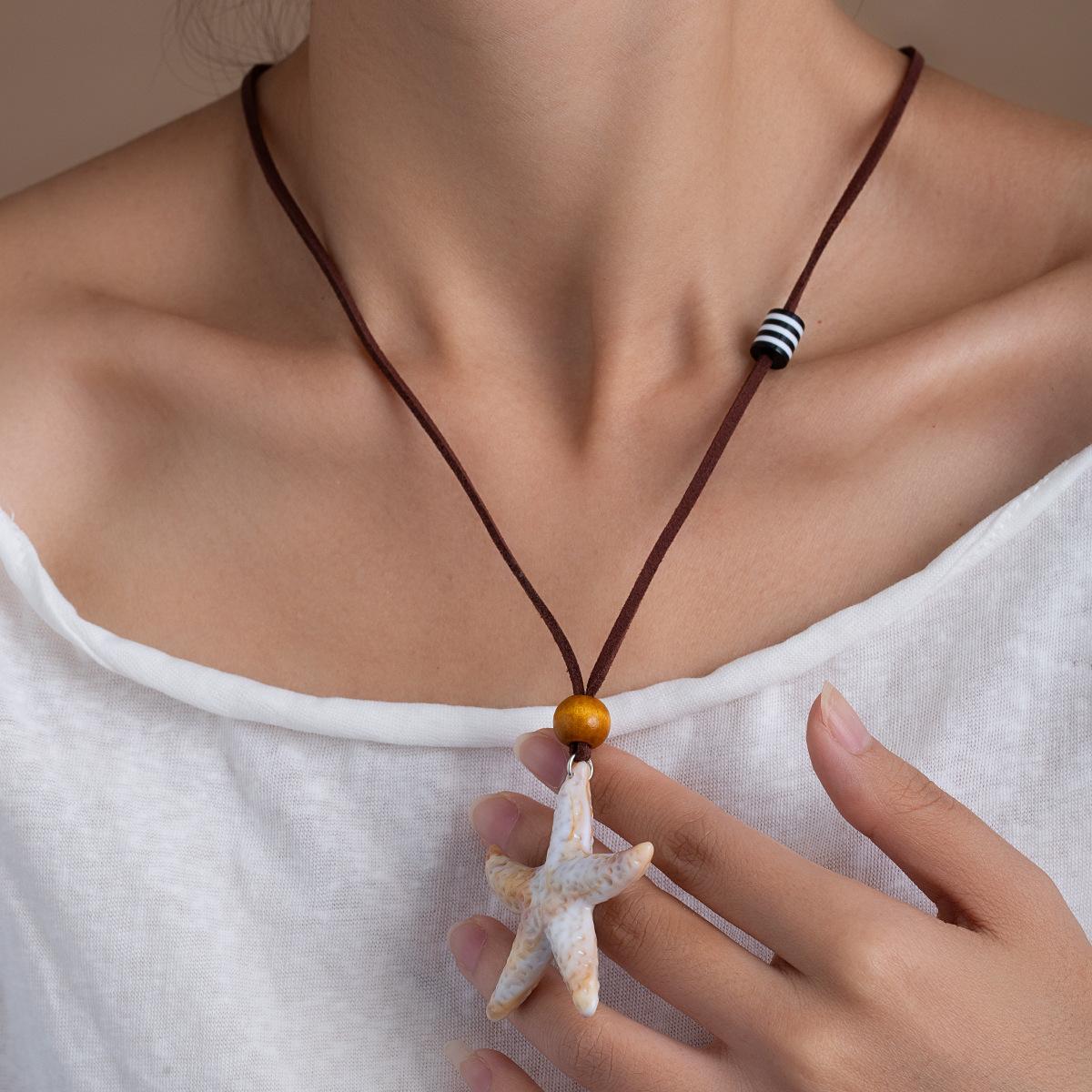 

Maillard Starfish Necklace Women S Seaside Vacation Style High Sense Lazy Fashion Design Simple Neck Accessories
