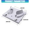 Heavy Duty ABS Helmet Hanger With Secure Hook Design Perfect For Space Saving In Small Rooms And Workplaces