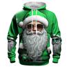 Felpe di Natale Babbo Natale Stampa 3D Uomo Donna Felpe con Cappuccio Oversize Harajuku Pullover Tuta Cappotto Abbigliamento Uomo