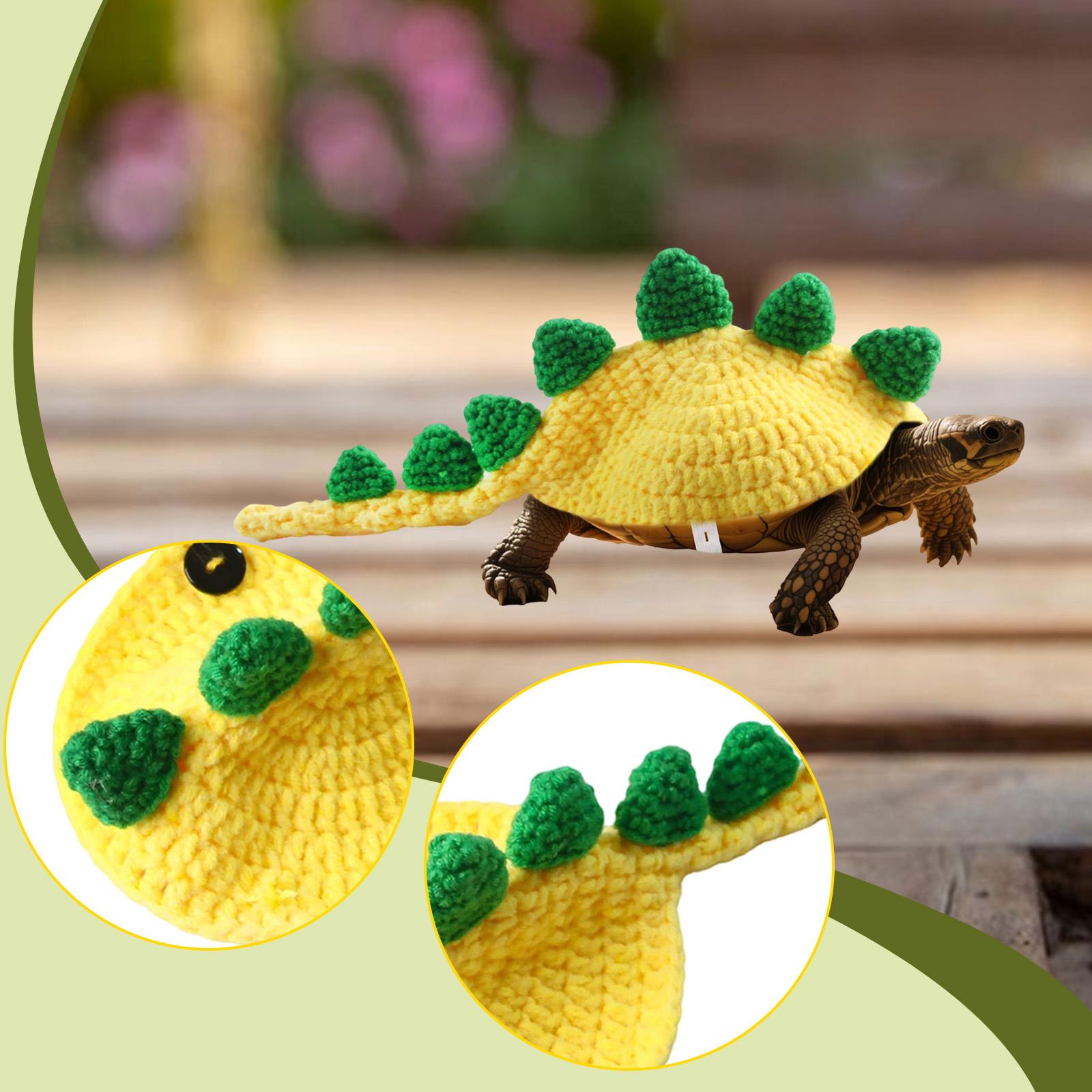 

Cozy Yarn Sweater for Turtle Warm Knitted Apparel Small Animal Clothes Turtle Accessories for Winter Outdoor S