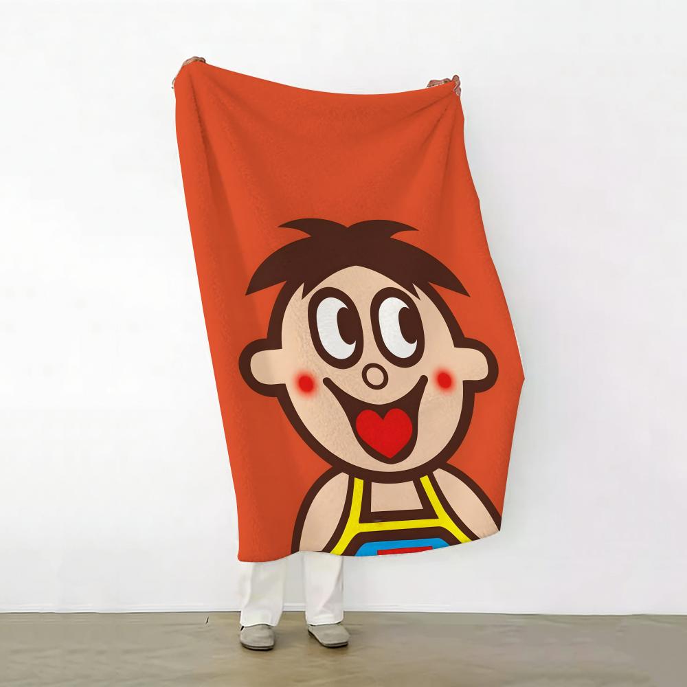 

Cartoon H Hot Kid Milk k Throw Soft Warm Flannel Fleece Throw Blanket for Sofa Bed Travel Home 75cmx90cm