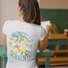 Limoncello Shirt Mens and Womens Fashionable Spring and Summer Short Sleeved Round Neck Loose Oversized Fashionable Top