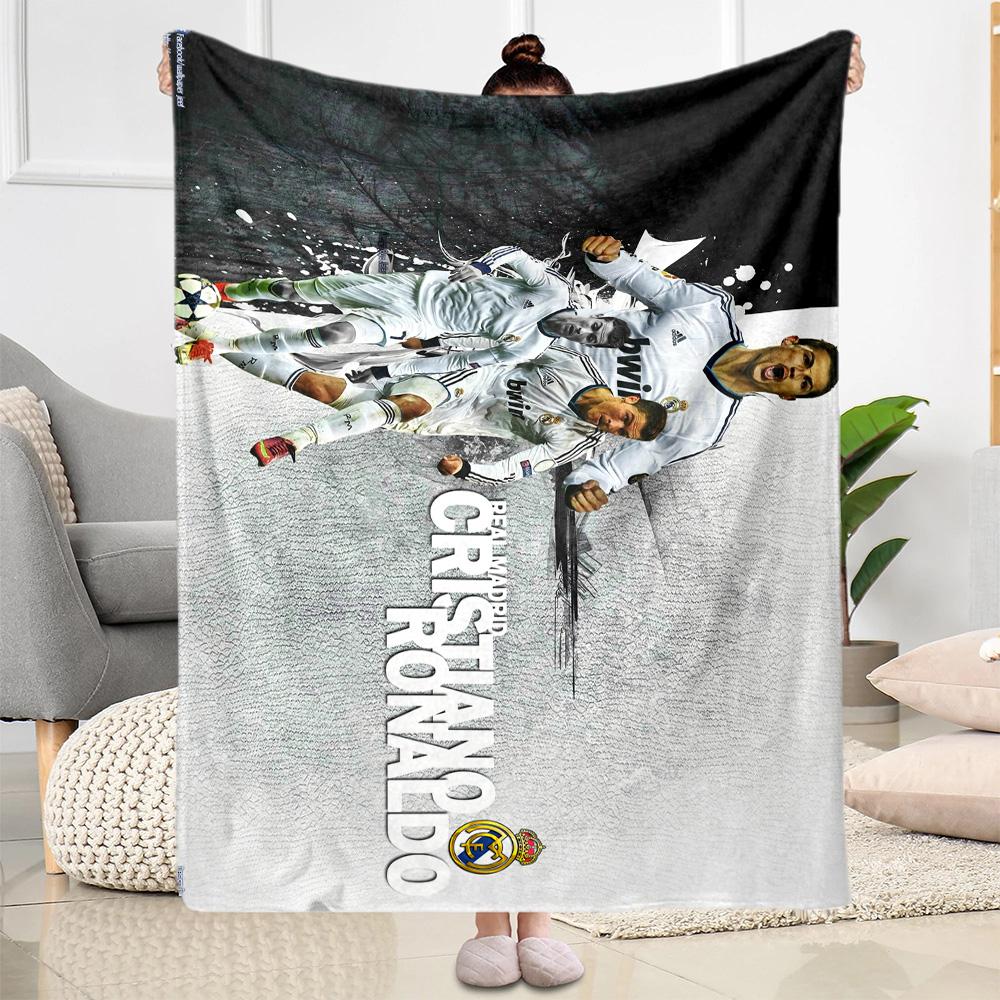 Ronaldo's Wings Glory Blanket Soft & Cozy Perfect for Bed Picnics Chair Four Seasons Universal Stylish Decor