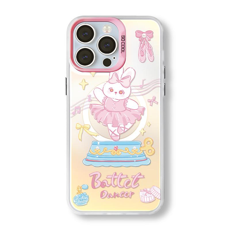 

Матовый лазерный магнитный чехол для телефона Zhitai для iPhone 16 Pro/15/14 и Huawei Mate60, с подставкой. iPhone XS Max