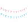 With Rope Triangular Flag Gold Color Party Decoration Flags Birthday Party Banner  Birthday Party
