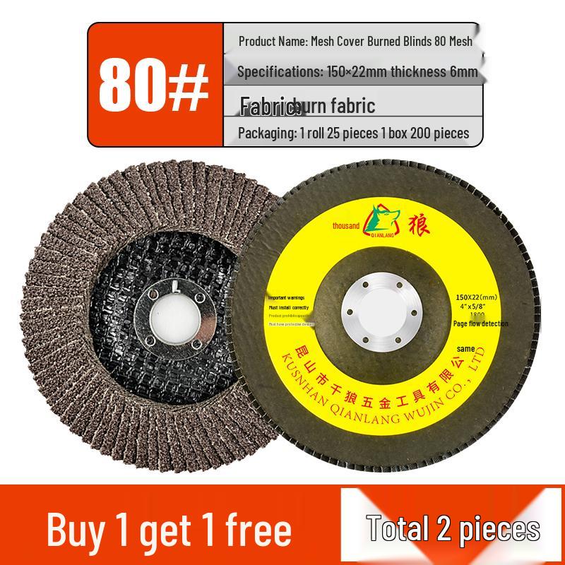 Flap Disc Grinding Wheel for Angle Grinder - 125/150/180mm, Metal & Stainless Steel Sandpaper