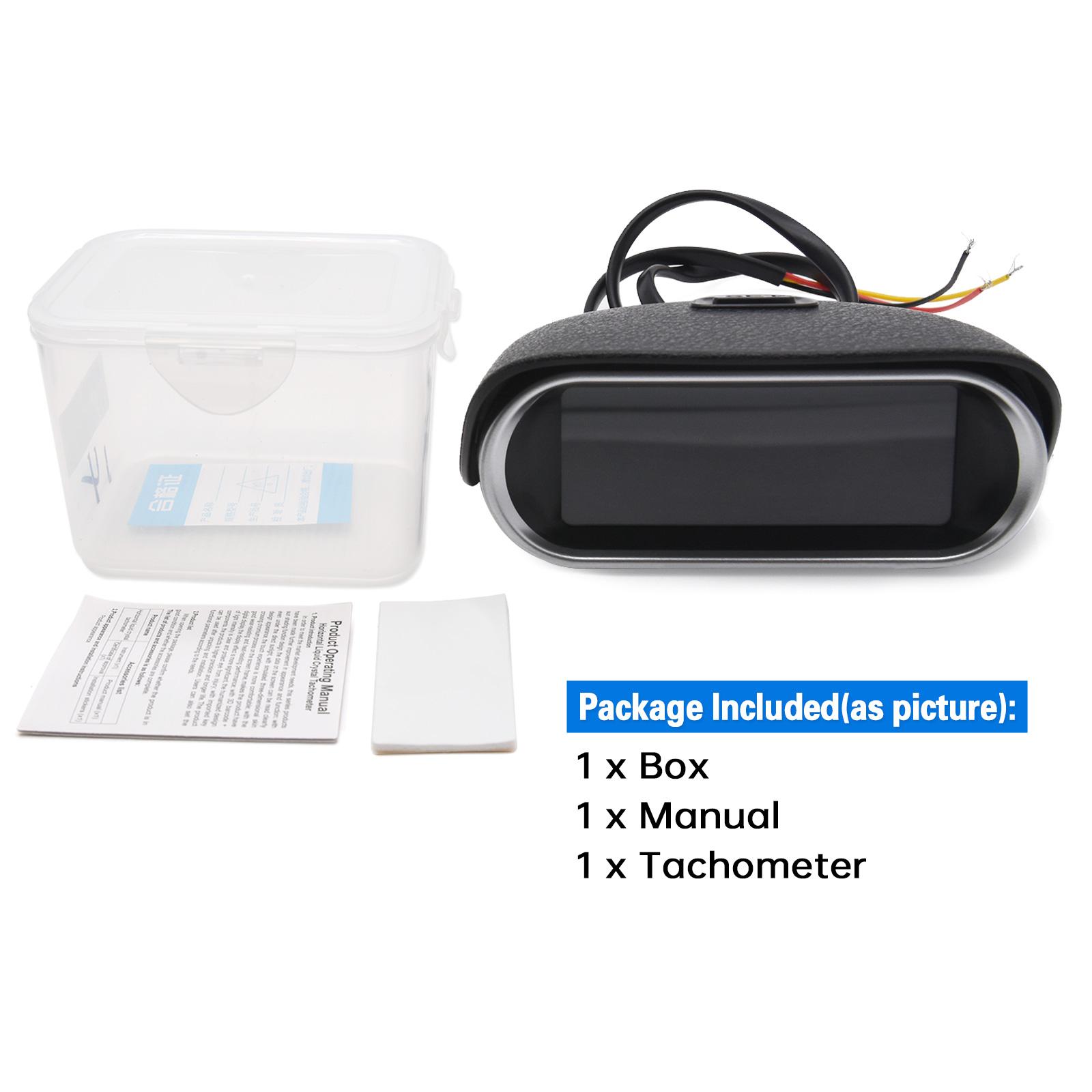 

HD новый универсальный цифровой 2 в 1 ЖК-дисплей датчик температуры воды вольтметр вольтметр с датчиком температуры 10 мм автомобиль мотоцикл авто tachometer