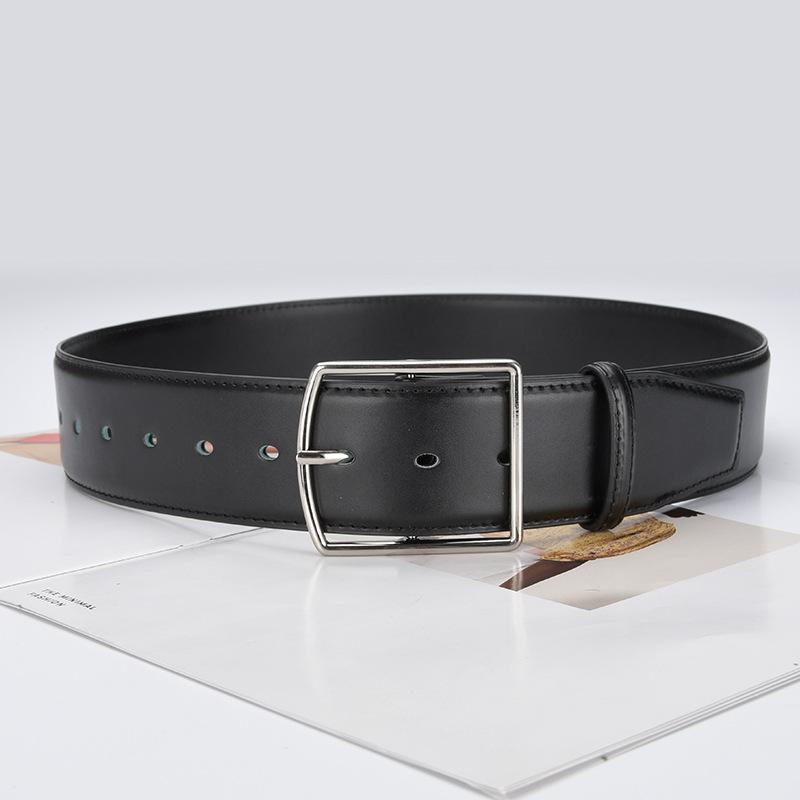 New Wide-waisted Women's Outer Trench Coat Down Clothing Decoration Dress Wide Belt Accessories Fashionable Versatile Wide Belt