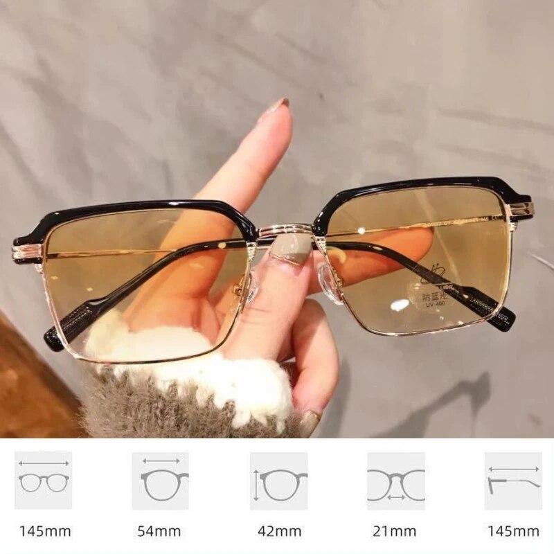 Nowe trendy Fotochromowe okulary krótkowzroczności Mężczyźni Kobiety Okulary zmieniające kolor Okulary przeciwsłoneczne anty UV Luksusowe okulary z minusem dioptrii 0~-4.0
