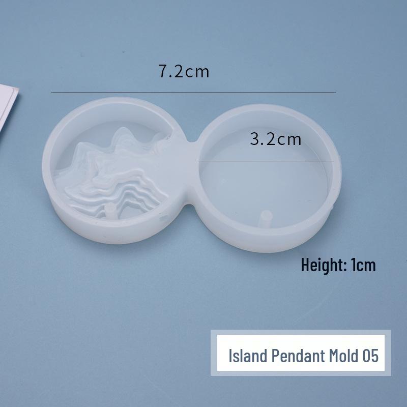 Poppy DIY Crystal Resin Mold - Sea Island Terraced Fields Water Drop Silicone Mold